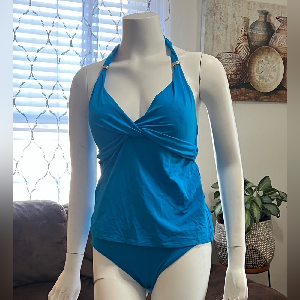 LAUREN RALPH LAUREN  2 piece swimsuit in blue